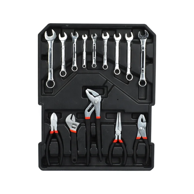 499 pcs Pull Rod Aluminum Box combined tool set Ratchet wrench Home Car Motorcycle Repair Tools Household hardware kit