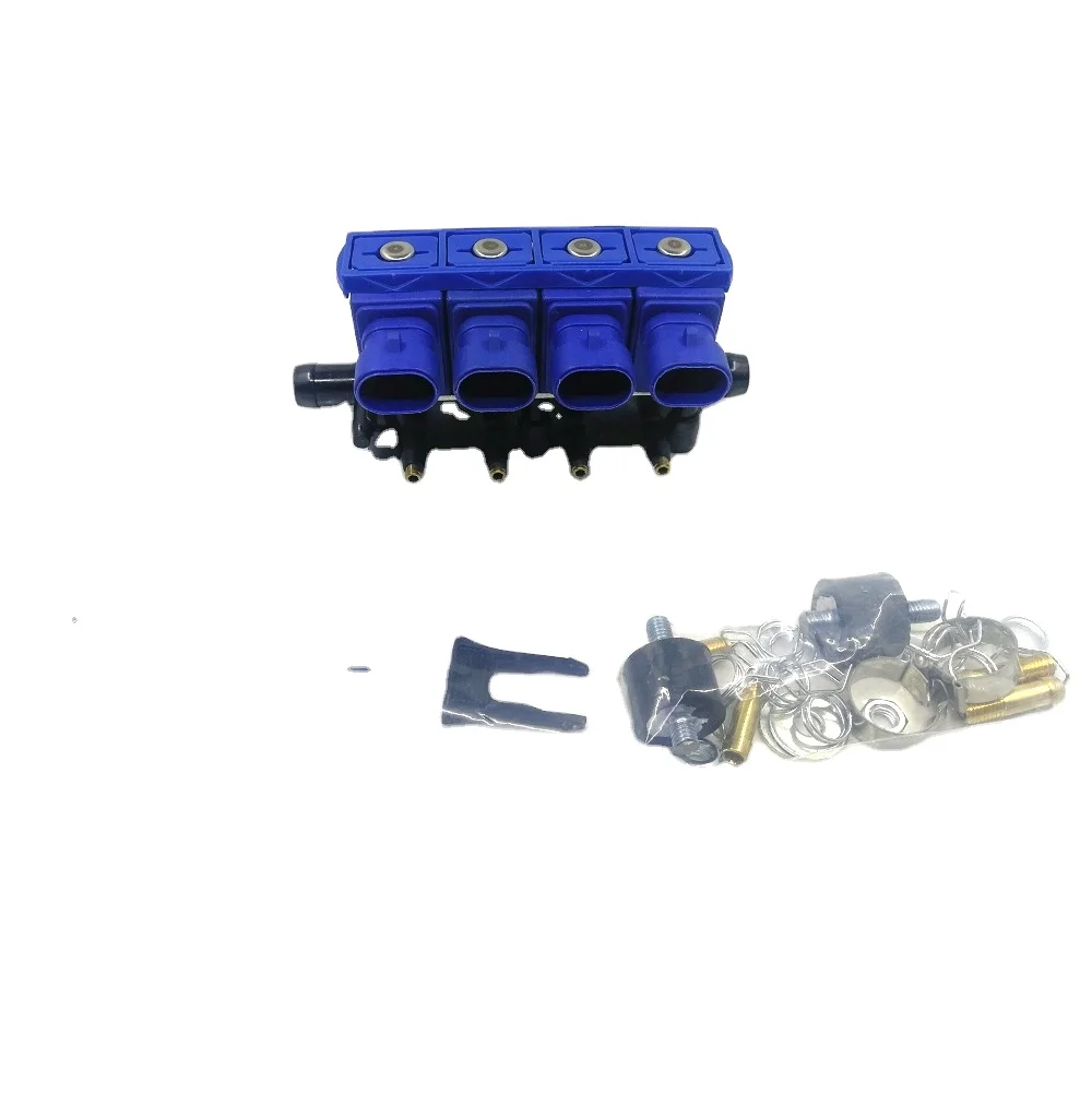 2-Ohm 4-Cylinder OMVL Type Rail Injector for Autogas Conversion Kit