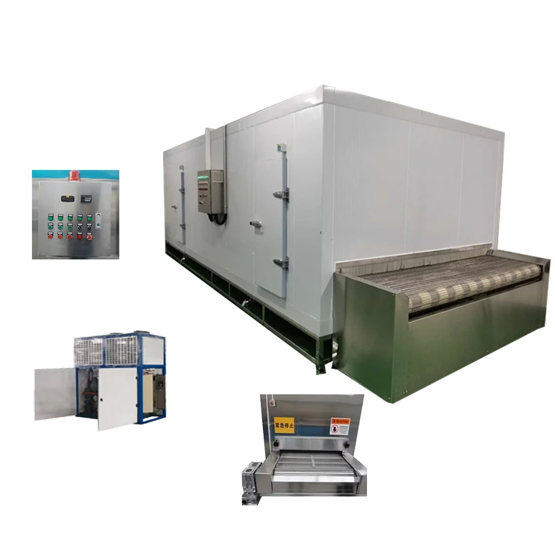 Huchuan IQF quick freezing tunnel frozen strawberry banana machinery
