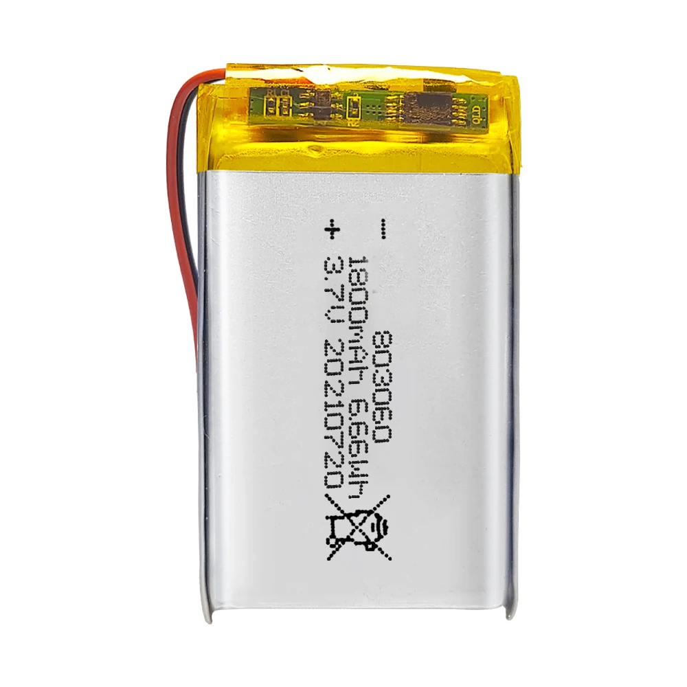 KC Certified 1600mAh lipo 803060 3.7 lithium ion small rechargeable polymer battery 3.7v