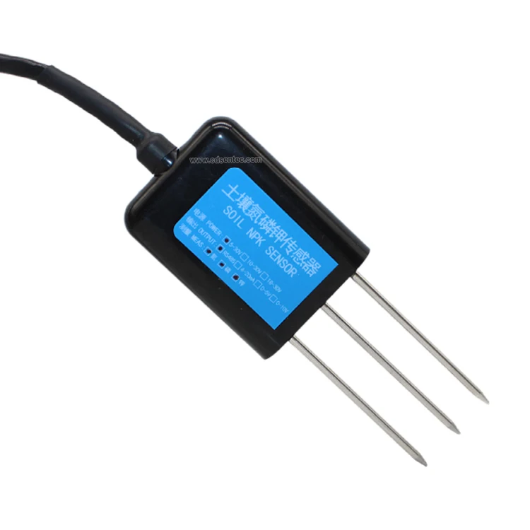  Сельскохозяйственные RS485 4-20mA выход 3-сторонний зонд NPK и PH датчик влажности почвы