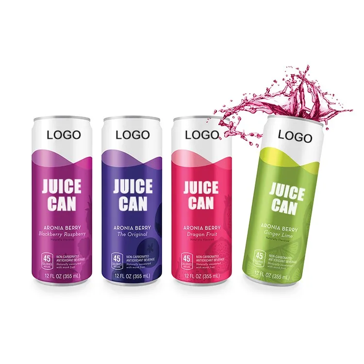 Sleek 330ml Wholesale Food Grade Empty Customized Aluminium Sleek 330ml Beverage And Beer Can
