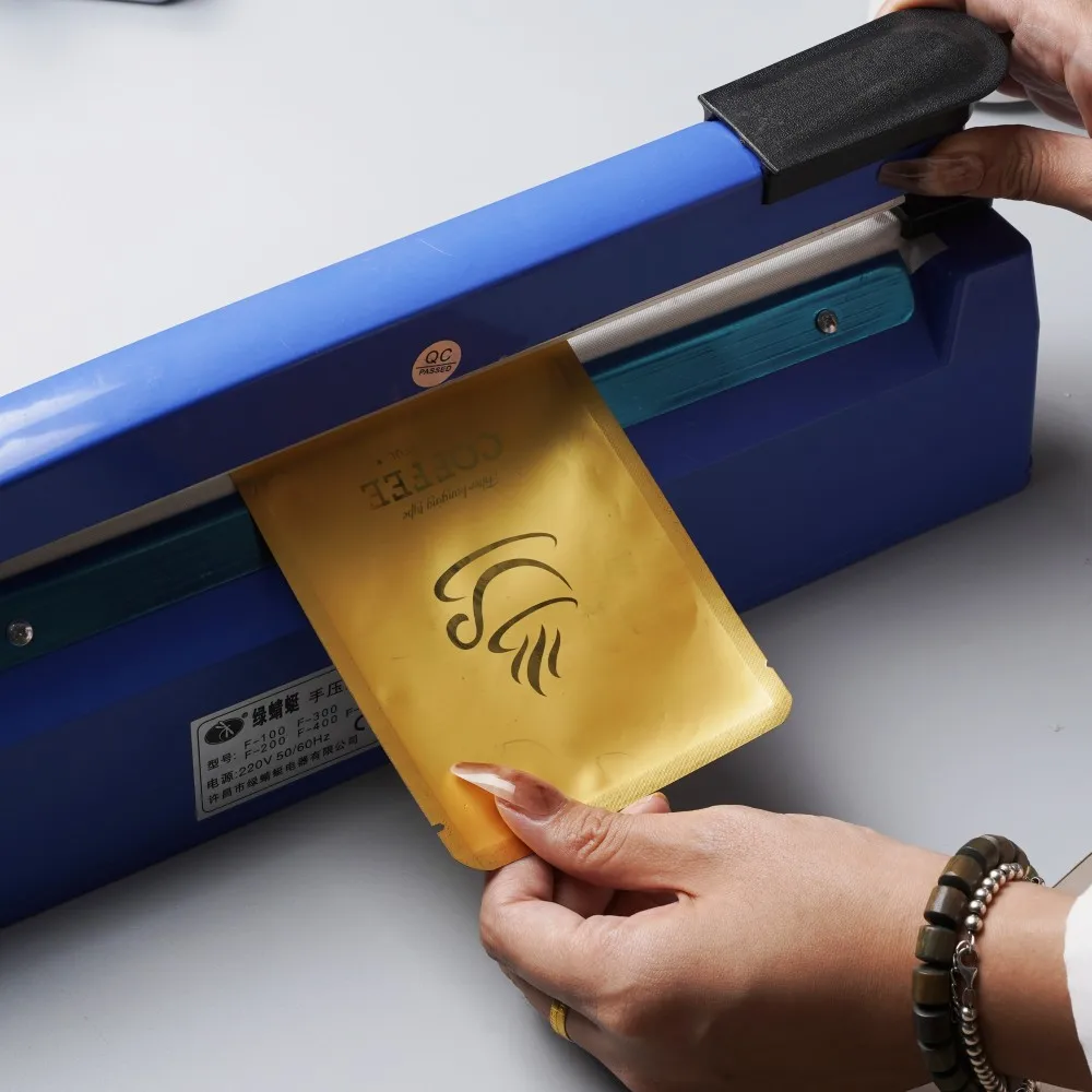 Hot Sale Printed Logo Flat Coffee Bean Packaging Drip Coffee Filter Bag Aluminum Bags For Coffee