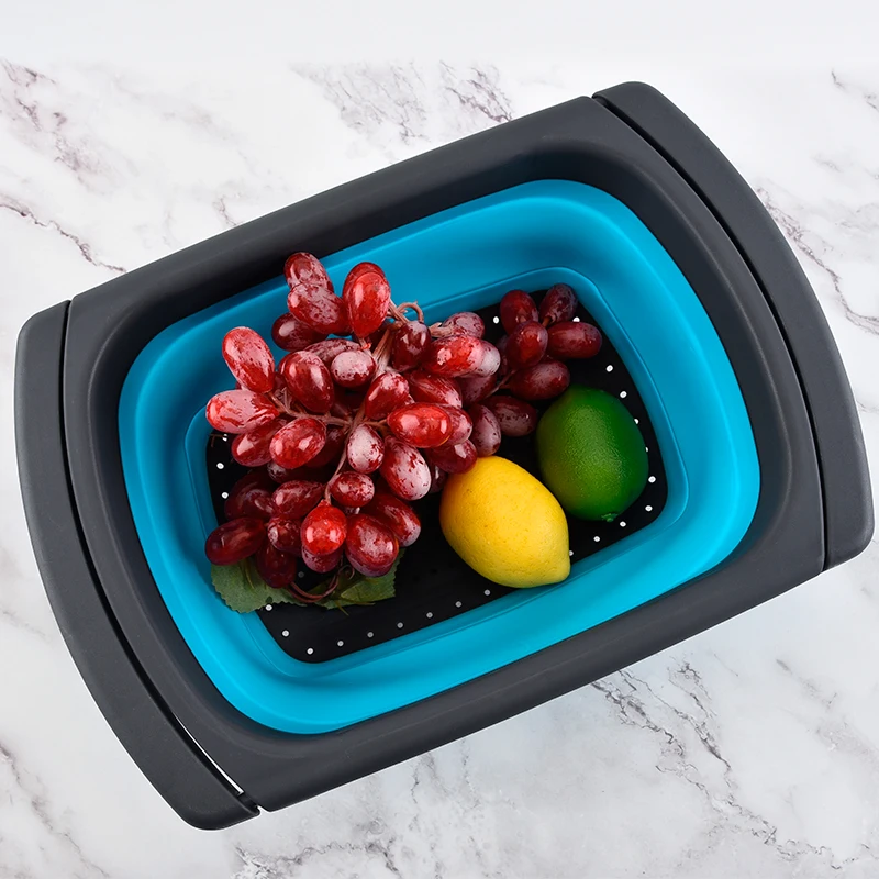 Дуршлаг, ситечко на раковину, дуршлаги для овощей и фруктов, ситечки с выдвижными ручками для кухни