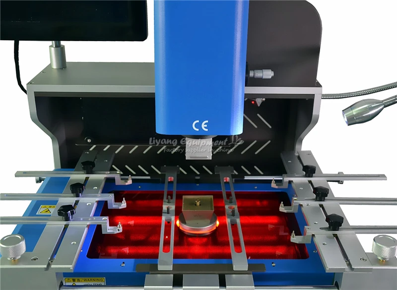 LY G750 Semi-Automatic Align System BGA Rework Machine For Laptops & Game Consoles 220V 5200W Blue Black