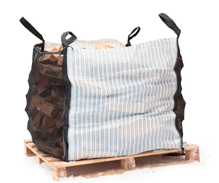 EGP 1 ton mesh bags breathable mesh firewood vented bulk bag for firewood vegetables