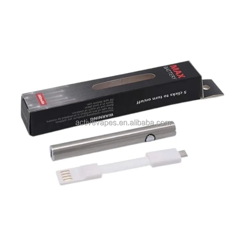 Высококачественная батарея для вейпа с резьбой 510 с переменным напряжением и удобной функцией предварительного подогрева