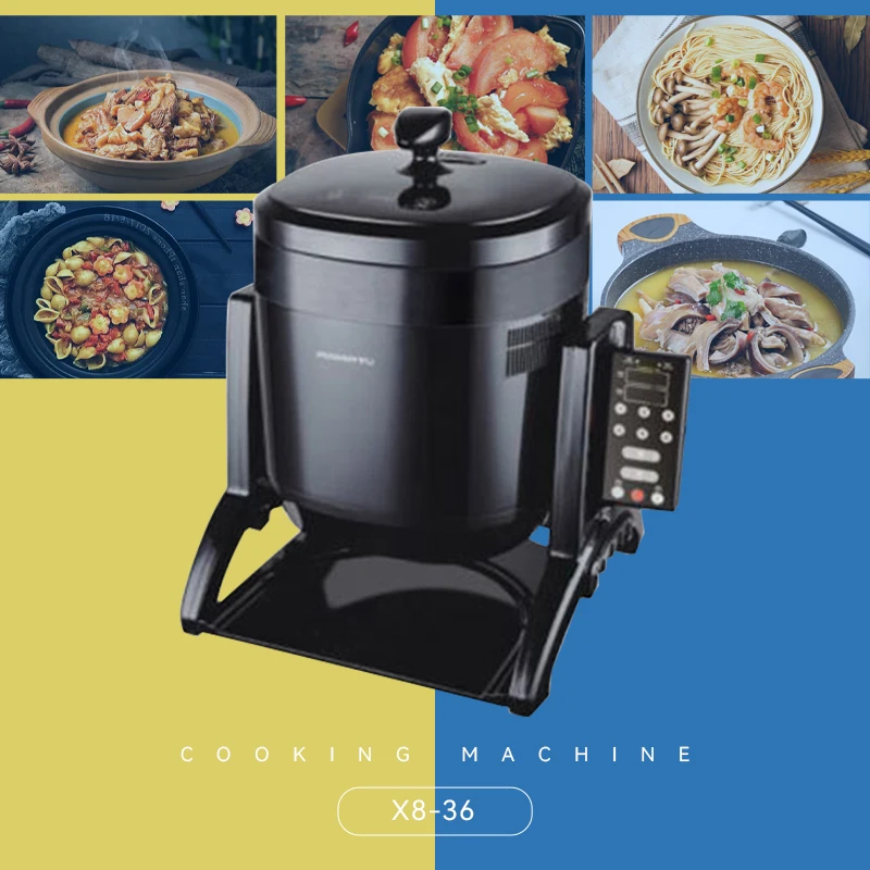 3600w Thermo Food Processors Multifunction Steamer Blender Automatic Cooker Machine Cooking Robot