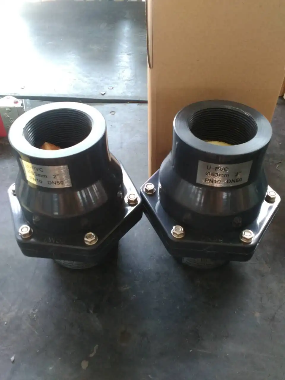 factory sale ASTM slip socket EPDM seal big size 6inch DN150 upvc non return swing check valve one way stop water valve