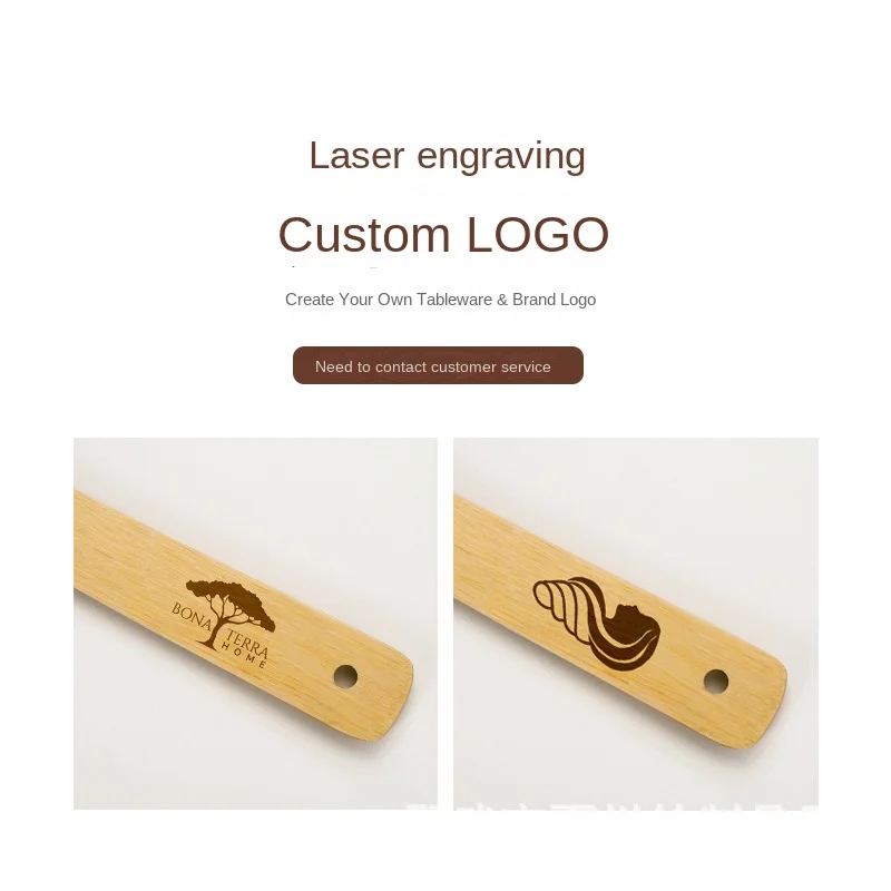 BAMBUS Wooden Spoons Utensils for Cooking with Holder Natural Teak Wooden Kitchen Utensils Set with Spoon Rest Comfort Grip