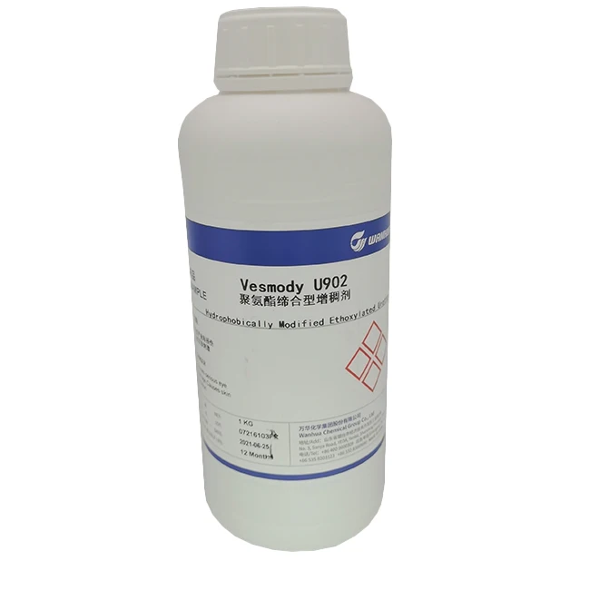 Specializing in the production of polyurethane associative thickener for mortar concrete  U902