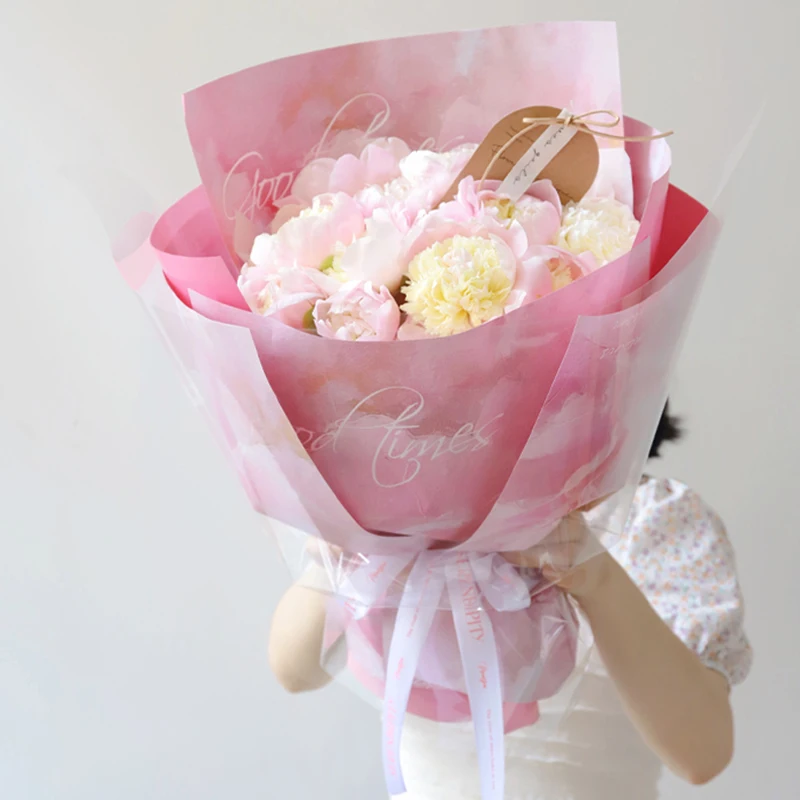 High Quality Flower Wrapping Paper 10 Sheets Colorful Wrapping Paper Bouquets For Flowers