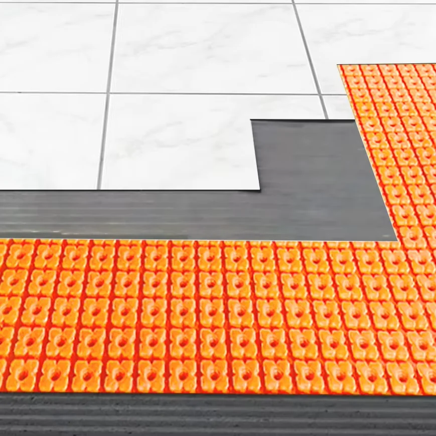 Hot sales uncoupling pads decoupling Membrane Mesh Load Distribution waterproof membrane anti-cracking for ceramic floor tile