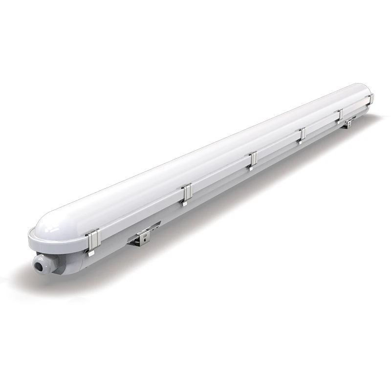 20W 40W 60W IP66 LED Weather Proof Light 5.8G Microwave Sensor Vapor Tight Light 2FT Linear Batten for Parking Garages 60cm