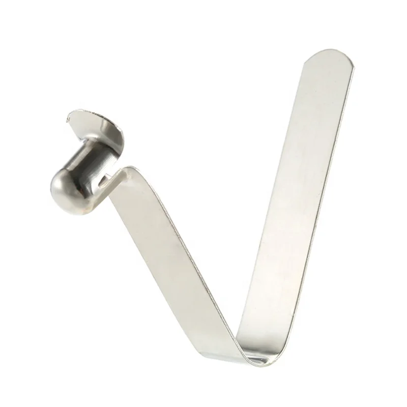 Manufacture Tube Flat Spring Clip, Precision Metal Stamping Spring Tool Clip