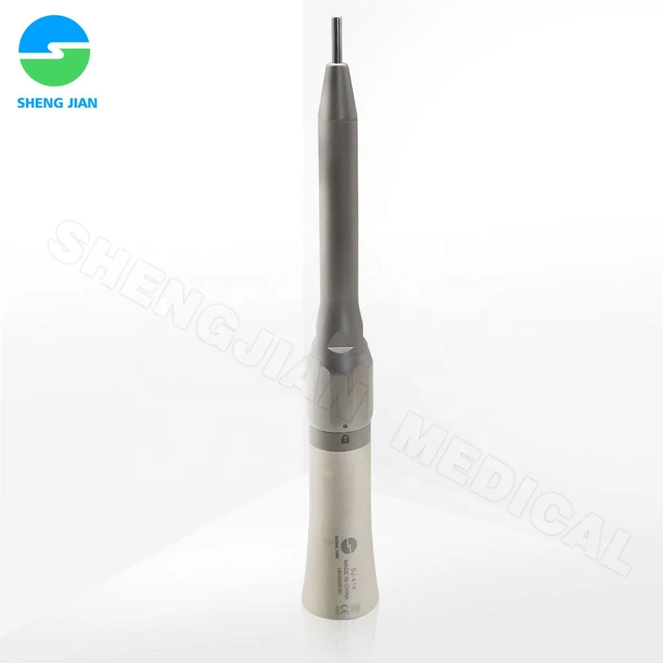 LXG197 SHENGJIAN Low Speed Handpiece 45 Degree LED Contra Angle Straight Dental Implant Motor dental handpiece