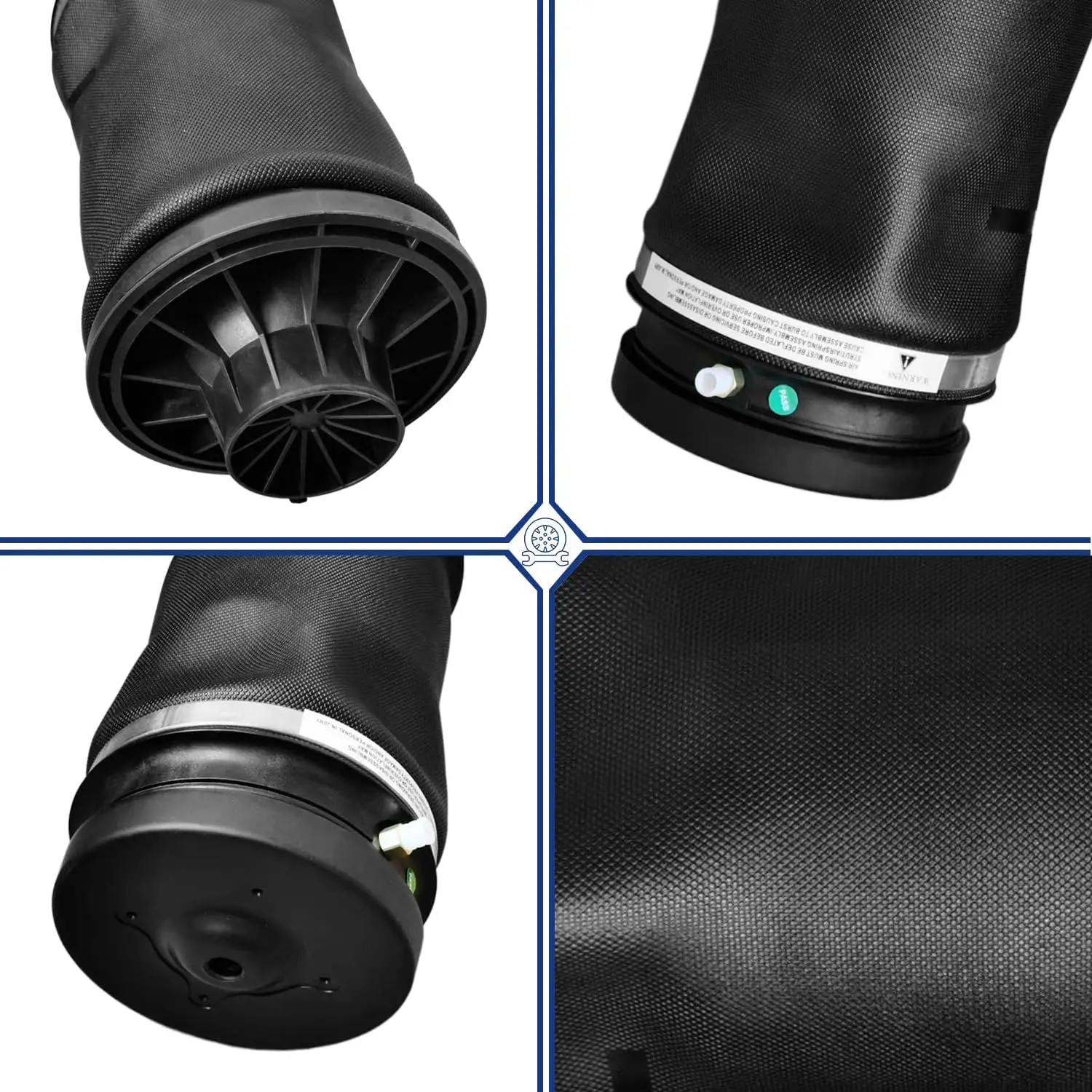 Front Pair Air Suspension Spring Bag Repair Kit Replacement for Mercedes W164 X164  1643204313 1643204613 1643206013 1643206113