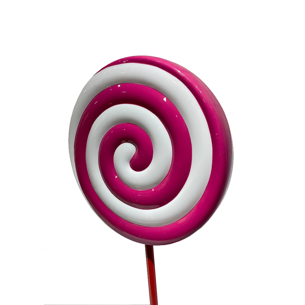 
Large Candy ecDoration Commercial Fiberglass Candy Christmas Decoration Supplies 