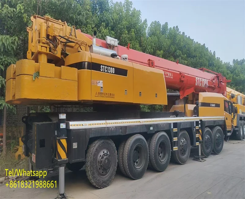 Автокран SANY STC1300 по самой низкой цене для продажи в отличном состоянии Китае