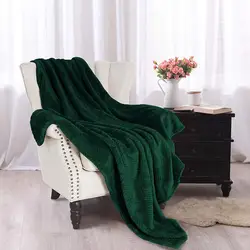 Solid Color Summer Throw Winter Sofa Cover Bedspread Chunky Kit Plaid Blankets Soft Waffle Flannel Blankets For Beds