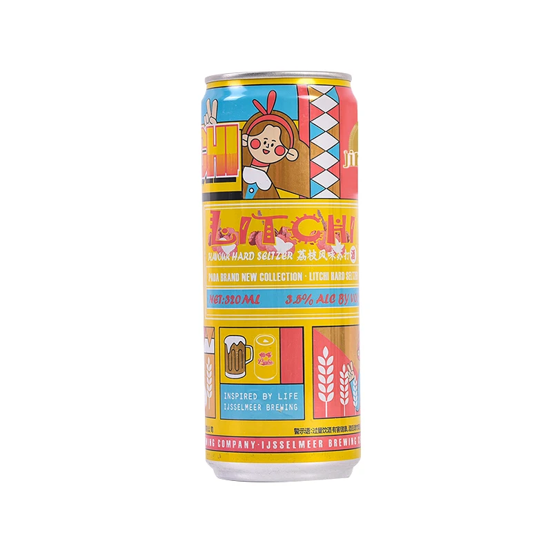 Custom Flavors 330ML 500ml Mango Grapefruit Flavored Canned 6.0% Alcoholic Carbonated Drinks  Mixed Sparkling Wine