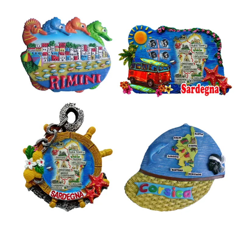 Custom Fridge Magnets Souvenir Gifts Italy Fridge Magnet Resin Crafts