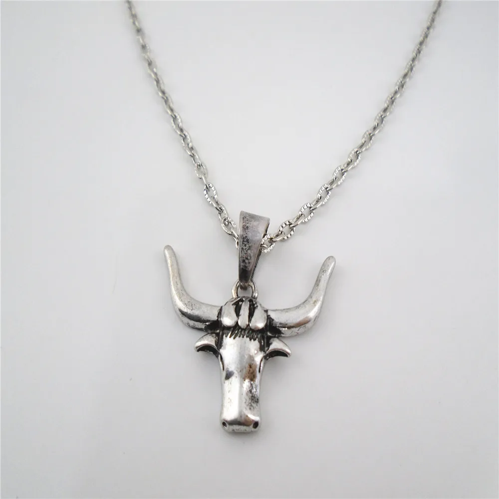 cheap wholesale online western jewelry of bull necklace