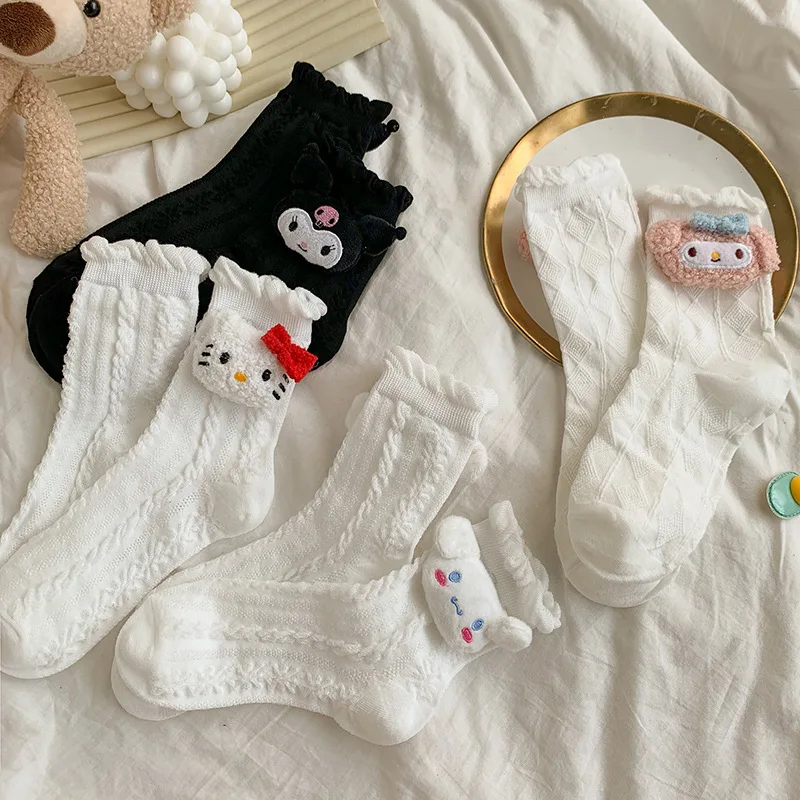 New Trend Fashionable Custom Cute Fun Kawaii Socks Hello Kitty No Show Socks