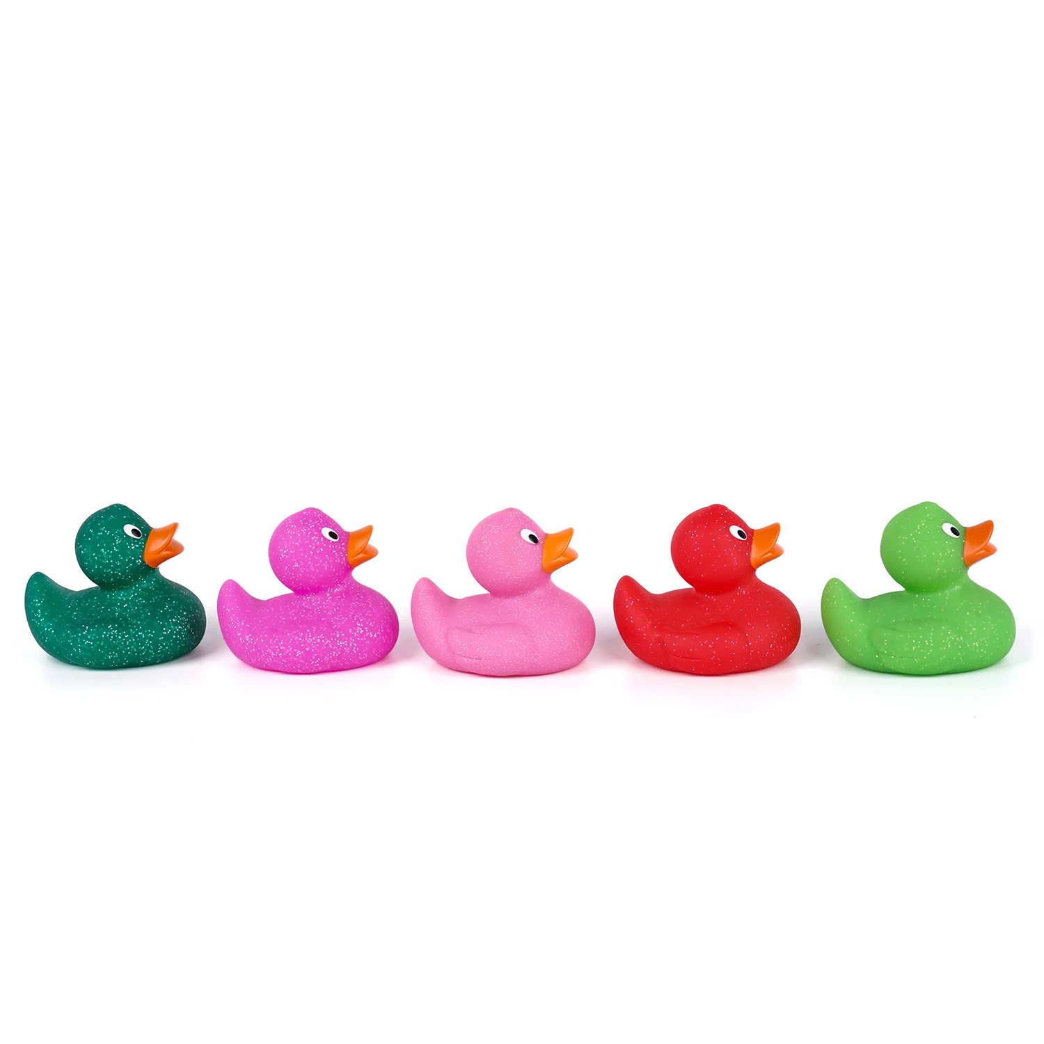 
Vinyl PVC plain color baby bath floating toy pass American European standard duck animal 