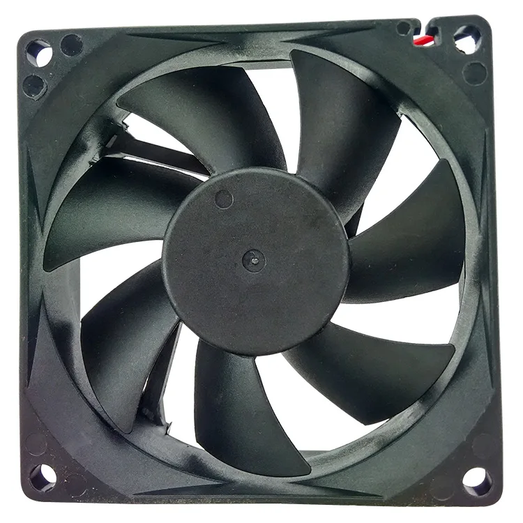 8025 mini DC brushless fan 12V 24V 48V, 80x80x25mm DC axial fan for computer, cheap 3 inch 80mm sleeve or ball bearing DC fan