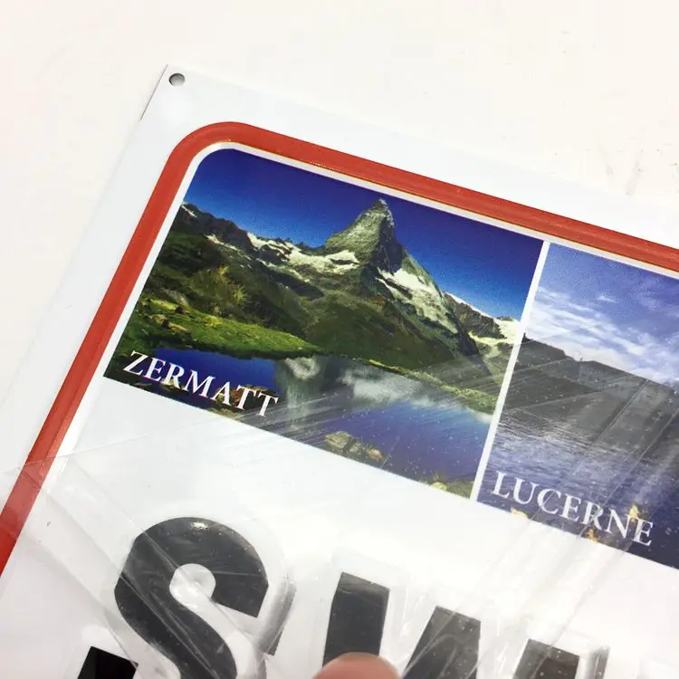 Aluminum license plate Metal Logo Custom Europe Style Metal  licence plate For car Nameplate