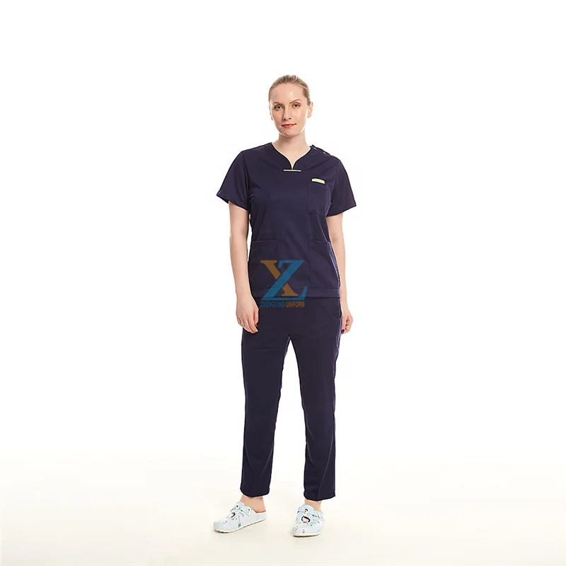  Доктор Медсестра скрабы офис женщин Николь скраб Топ