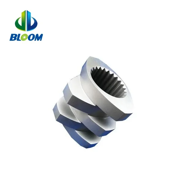 brand new plastic extruder parts screw elements barrel and liner for refurbishment in polymer compounding lines