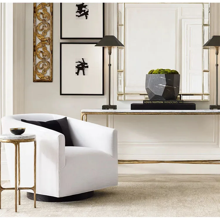 Premium Quality Traditional stylish Hand forged Iron unique Console Table marble for Home and Office