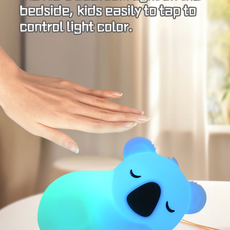 Cute Creative Lying Down LED Night Lights Cute Animal Shape Penguin Bed Lamp for Kids Living room Holiday Gift