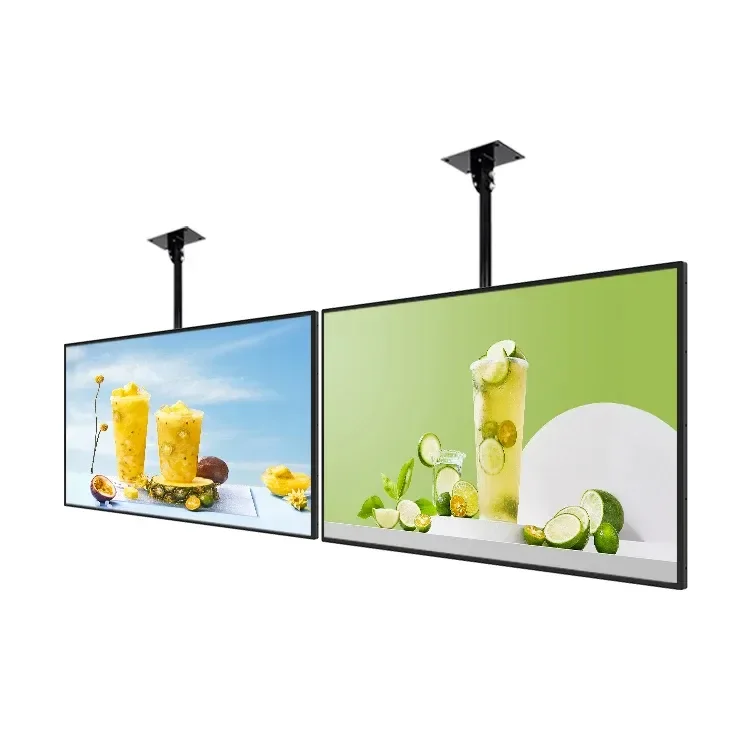 Cinema Cafe Menu Board Led Light Poster Slim Light Box Hanging Ceiling Advertising Light Box