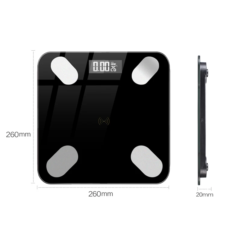 Hot Sale Smart Bathroom BMI digital body fat scale Accurate Weight and Body Scale
