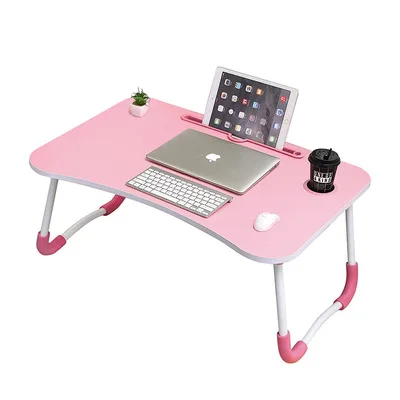 MDF Multifunctional Home Folding Computer Desk Dormitory Learning Small Table Lazy Table Small Table Writing Desk