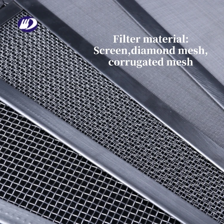 Manufacturer customized Industrial metal wire mesh corrugated filter Stainless steel dustproof filter oil fume filter