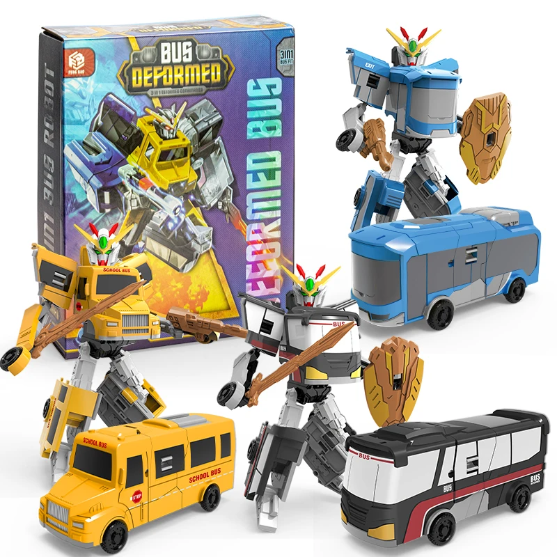 Take Apart Plastic Vehicle Deformation car Action Figure Collection assemble deformer Robot Toy For Boy Gift