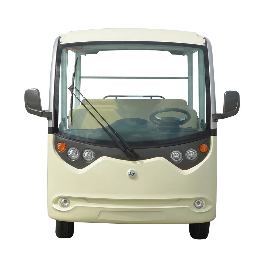 Long Range 80-120KM Lead Acid Battery Powered Tourist City Hotel Shuttle School Passenger Electric Sightseeing Mini Bus