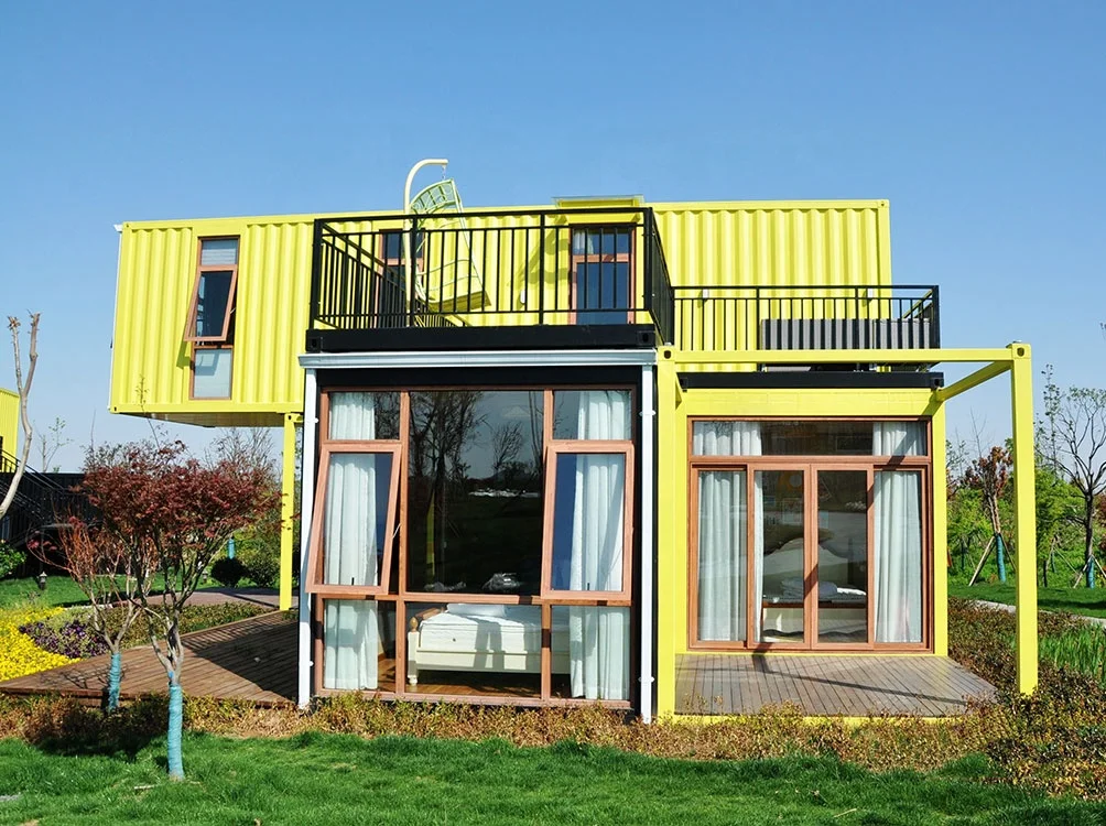 3 Bedroom Prefab House Villa Design Portable Living Container House Flat Pack Homes