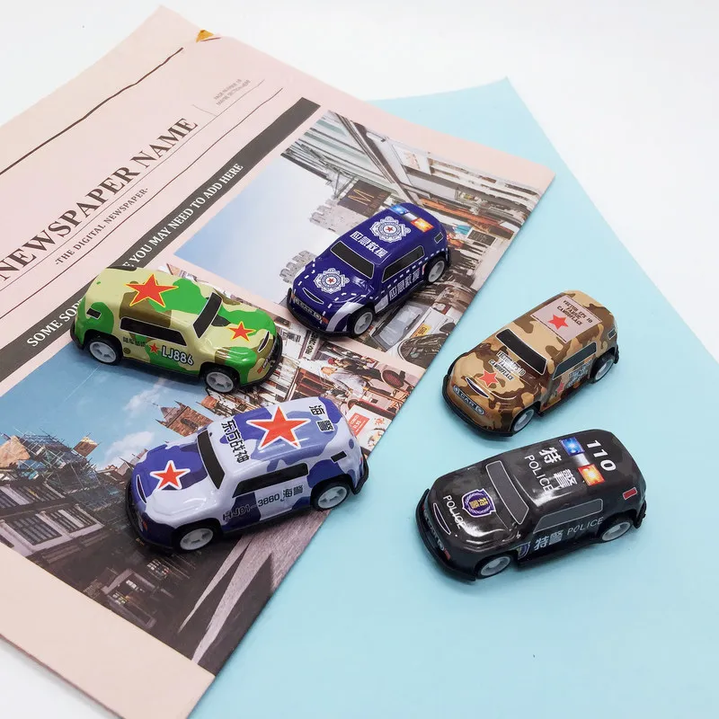 Custom Wholesale Hot Selling Kids Metal Iron Mini Small Car Model Toy Pull Back Inertia Cars