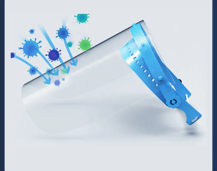 Eye protection is safe and clearhigh tech cryogenic face shield plastic transparentes