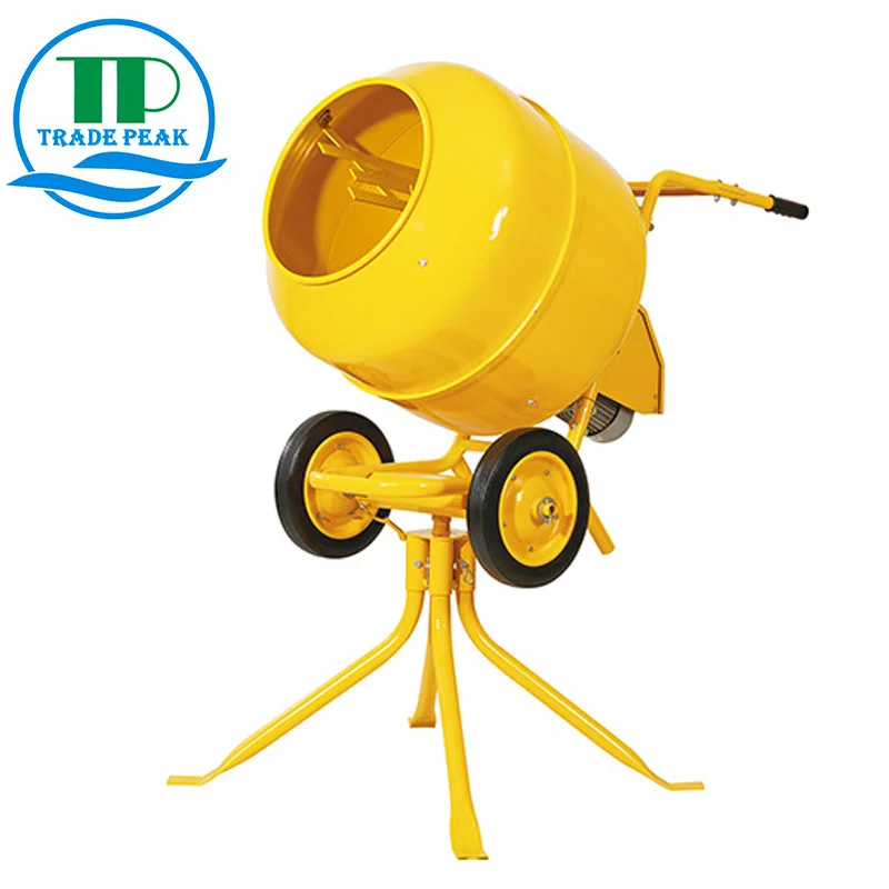Mobile concrete mixer 135L cement mixer CE