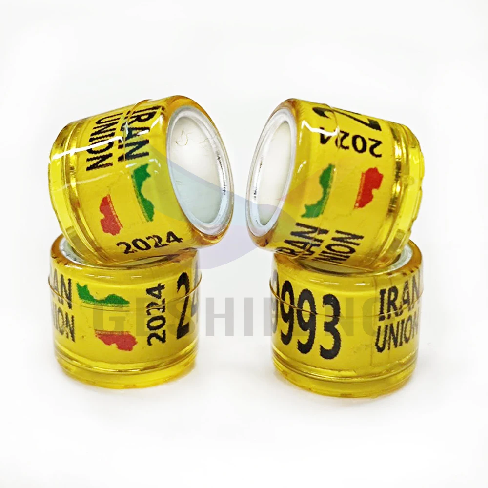 2025 Manufacture Direct Top Quality Europe Dubai Racing Pigeon Club Ring Customized ring