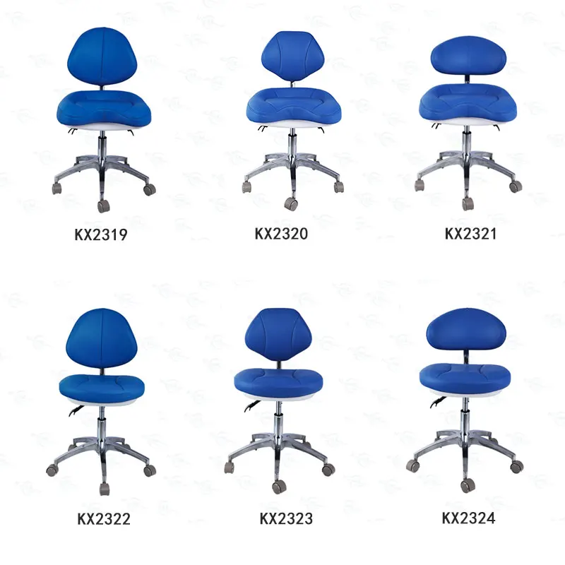 New Arrival Ergonomic Stool Saddle Stool Swivel Rolling Saddle Chair Dental Saddle Seat Chair