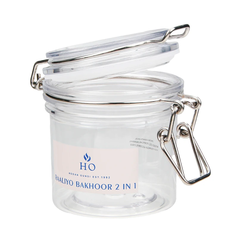 Private Label Multifunctional Durable Food Storage Wide Mouth Mason Jars with Clip Top Lids