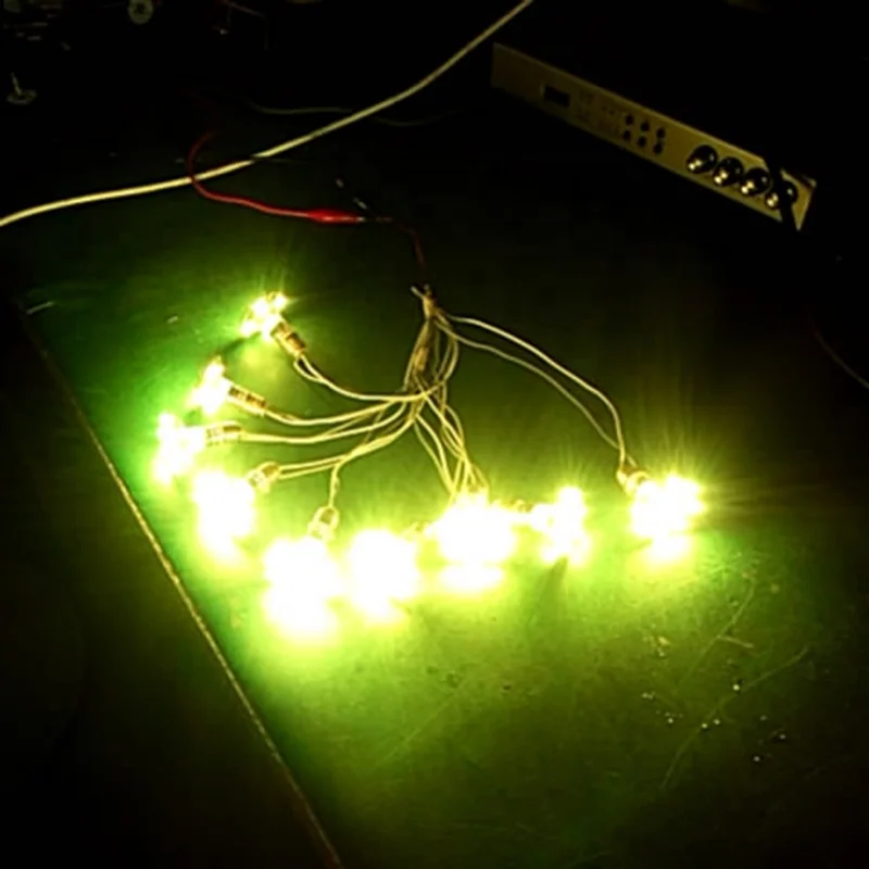 Wholesale Waterproof 28mm 9points 24V Auto program E10 Rgb LED Point Light For Amusement Park