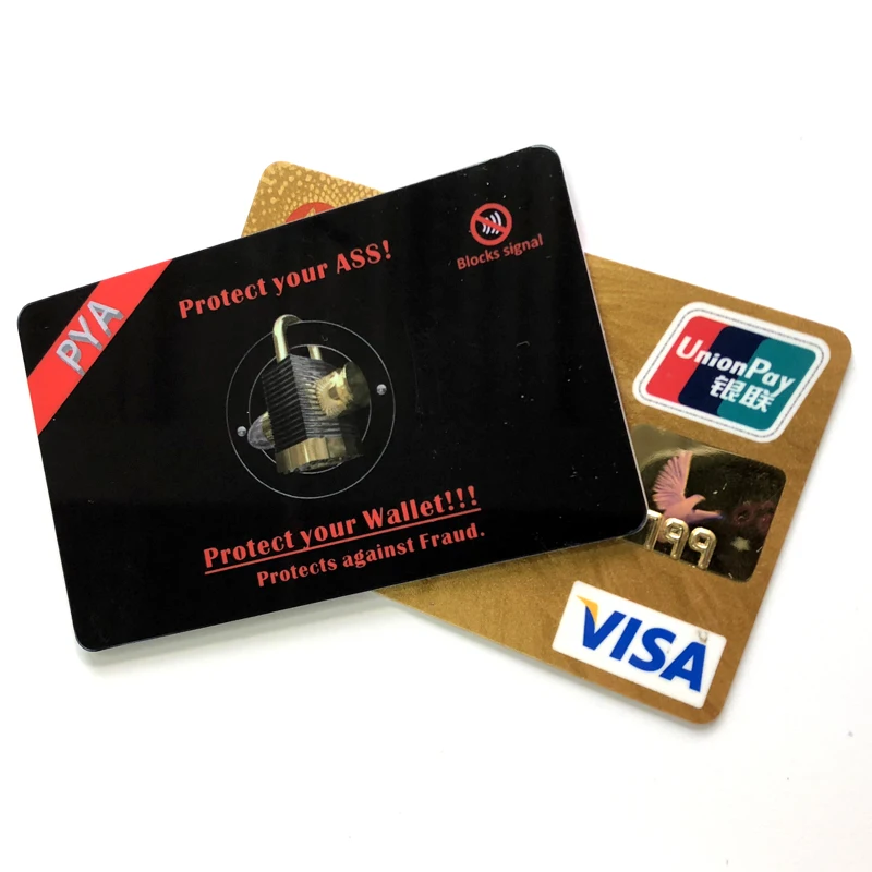 Wholesale   rfid  protection  credit card  HF  blocking card